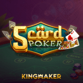 5 Card Poker table plus cards